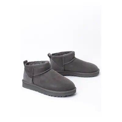 Buty zimowe damskie szare UGG W Classic Ultra Mini