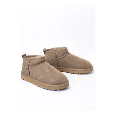 Buty zimowe damskie brązowe UGG W Classic Ultra Mini