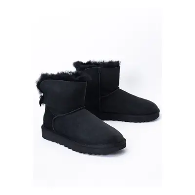 Buty zimowe damskie UGG W Mini Bailey Bow II (1016501-BLK)