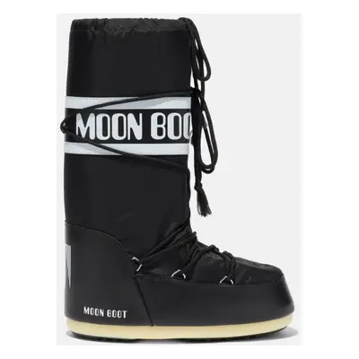 Śniegowce damskie Moon Boot ICON BLACK NYLON BOOTS