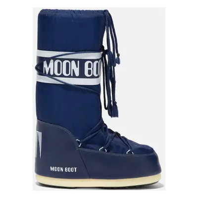 Śniegowce damskie Moon Boot ICON BLUE NYLON BOOTS