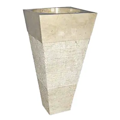 Wolno stojąca umywalka z kamienia Pedestal IDS 141 Cream