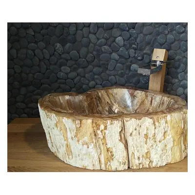Umywalka z kamienia naturalnego SINK FOSSIL - mała