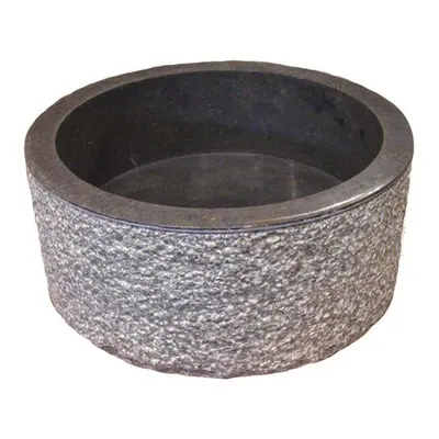 Umywalka z kamienia naturalnego MIRUM 509 Ø40 cm Black