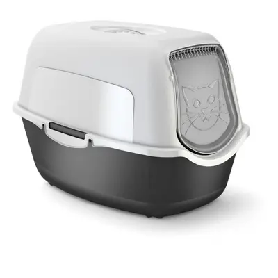 Toaleta dla kota ECO BAILEY, czarna, 56 x 40 x 39 cm