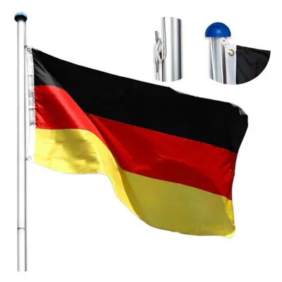 FLAGMASTER® maszt flagowy w tym flagi Niemiec II., 650 cm