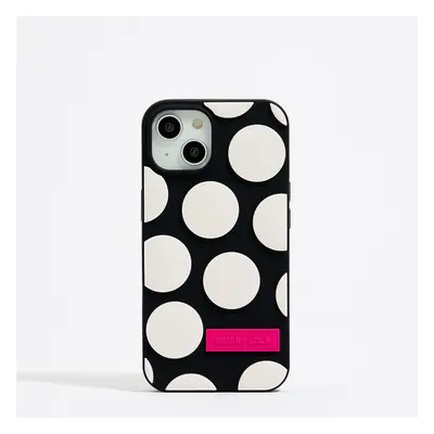 Etui iPhone 14 silikon dots czarne