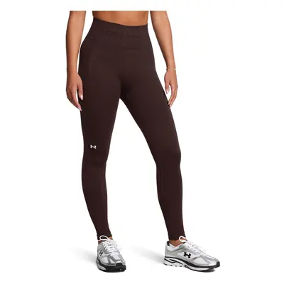 Legginsy treningowe damskie Under Armour UA Vanish Seamless Legging - brązowe