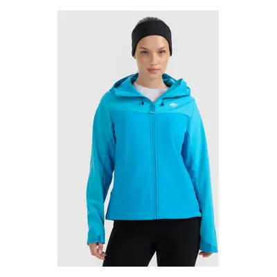 4F Kurtka softshell wiatroodporna membrana damska - niebieska