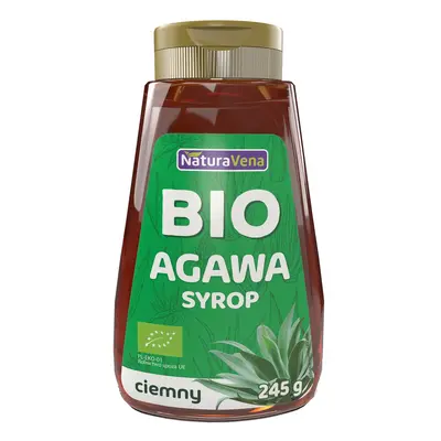 Syrop z agawy ciemny 245 g - Naturavena (BIO)