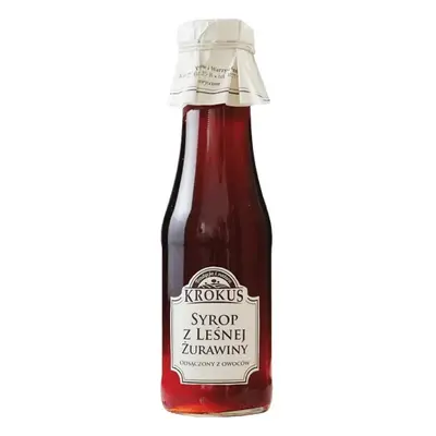 Syrop z leśnej żurawiny 355 g (280 ml) - Krokus