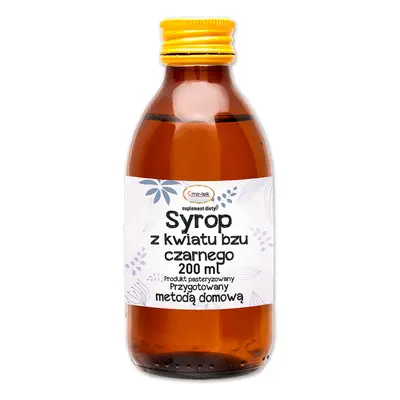 Syrop z kwiatu czarnego bzu 200 ml - Mir-Lek (BIO)