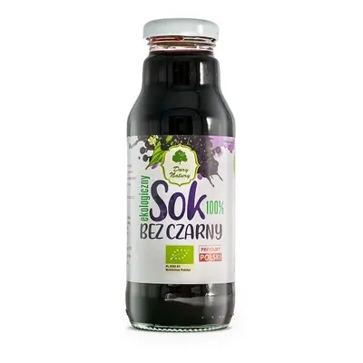 Sok z czarnego bzu 270 ml - Dary Natury (BIO)