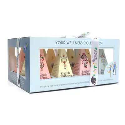 Kolekcja herbatek owocowo ziołowych piramidki your wellness 6 smaków 12 szt. 24 g - English Tea 