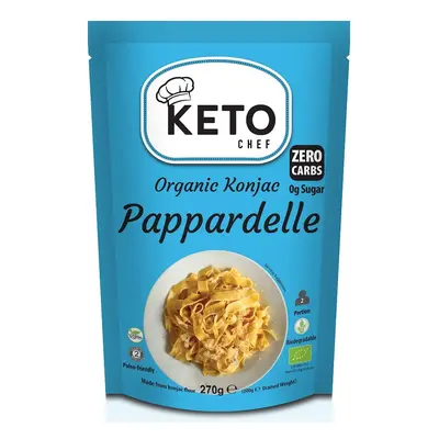 Makaron konjac pappardelle bezglutenowy 270 g (200 g) - Keto Chef - Better Than Foods (BIO)