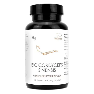 Grzyby Cordyceps Sinensis (Kordyceps Chiński) Bio (500 Mg) 100 Kapsułek - Pilze Wohlrab