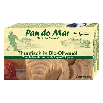 Tuńczyk bonito w oliwie z oliwek extra virgin 120 g (90 g) - Pan Do Mar (BIO)