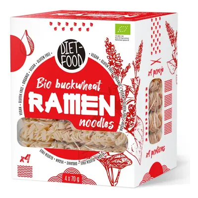 Makaron ramen gryczany bezglutenowy 280 g - DIET-FOOD (BIO)