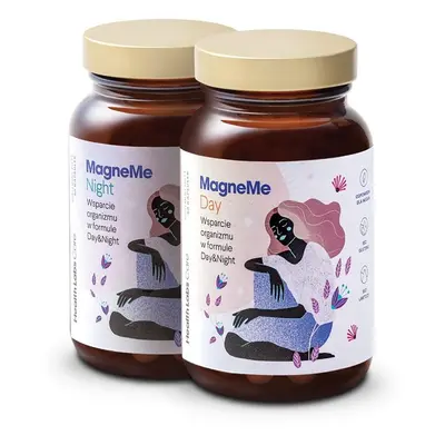 MAGNEZ + WITAMINA B6 (MAGNE ME) 120 KAPSUŁEK (60 szt. x 2) - HEALTH LABS CARE