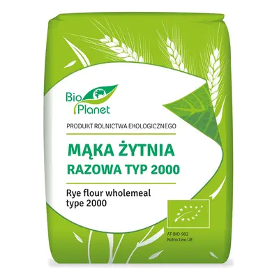 Mąka żytnia razowa typ 2000 1 kg - Bio Planet (EKO)