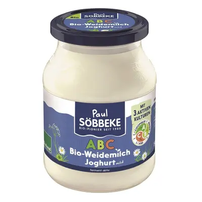 Jogurt Probiotyczny Abc (3,8 % Tłuszczu W Mleku) Bio 500 G (Słoik) - SOBBEKE