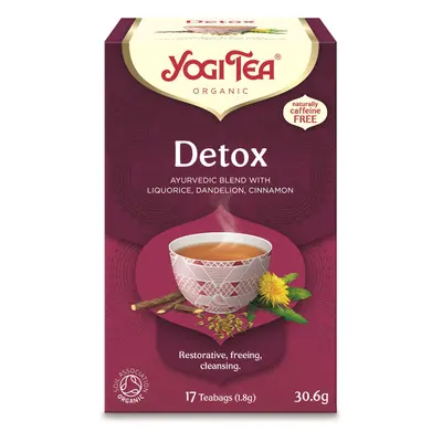 Herbatka detox (17 saszetek) 30,6 g - Yogi Tea (BIO)