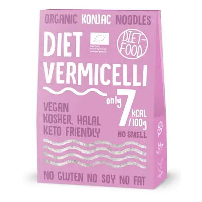 Makaron konjac vermicelli bezglutenowy 385 g (300 g) - Diet-Food (BIO)