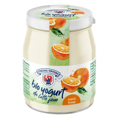 Jogurt Pomarańczowy Z Mleka Siennego Bio 150 G (Słoik) - Sterzing-Vipiteno