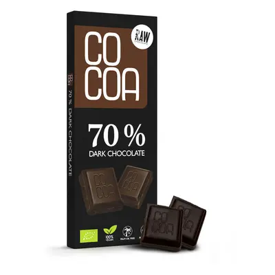 Czekolada gorzka 70 % 40 g - Cocoa (BIO)