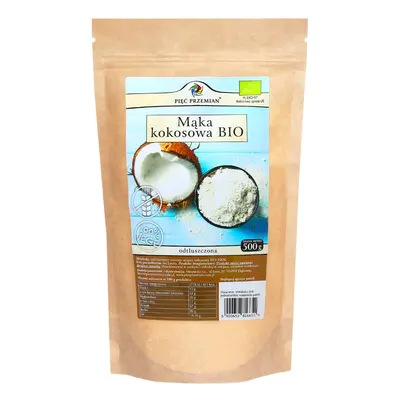 Mąka kokosowa bezglutenowa 500 g - Pięć Przemian (EKO)