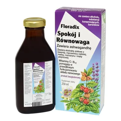 Suplement diety spokój i równowaga w płynie bezglutenowy 250 ml - Salus (Floradix)