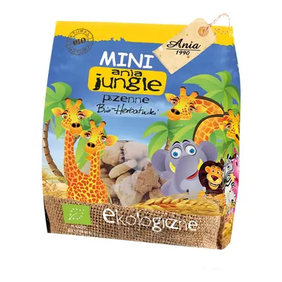 Ciastka dla dzieci mini jungle herbatniki 100 g - Bio Ania (BIO)