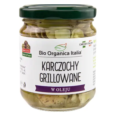 Karczochy grillowane z oliwą z oliwek extra virgin 190 g - Bio Organica Italia (BIO)