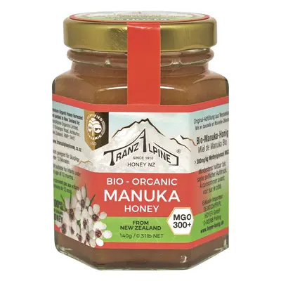 Miód Manuka Mgo 300+ Bio 140 G - Tranzalpine