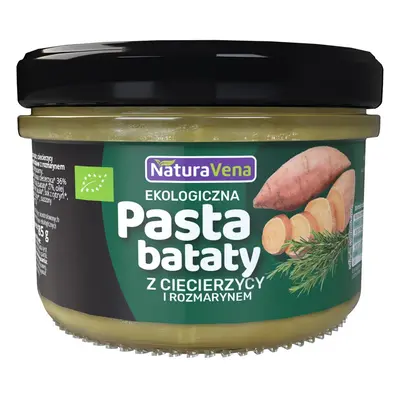 Pasta z ciecierzycy i batatów z rozmarynem 185 g - Naturavena (BIO)