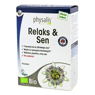 Tabletki na relaks i sen 45 szt. - Physalis (BIO)