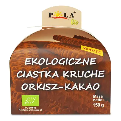 Ciastka Kruche Orkiszowe Kakaowe Bio 150 G - Pola