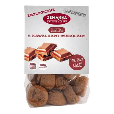 Ciastka Z Kawałkami Czekolady Bezglutenowe Bio 100 G - ZEMANKA