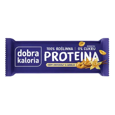 Baton proteinowy krem orzechowy & wanilia 45 g - Dobra Kaloria