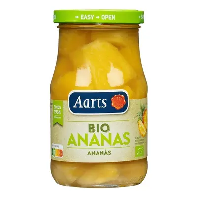 Ananas kawałki w lekkim syropie 350 g (190 g) - Aarts (BIO)