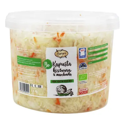 Kapusta kiszona z marchewką 2,8 kg - Sątyrz (BIO)