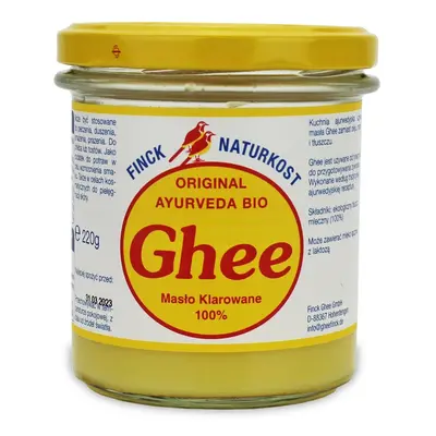 Masło klarowane ghee 220 g - Finck Ayurveda (BIO)