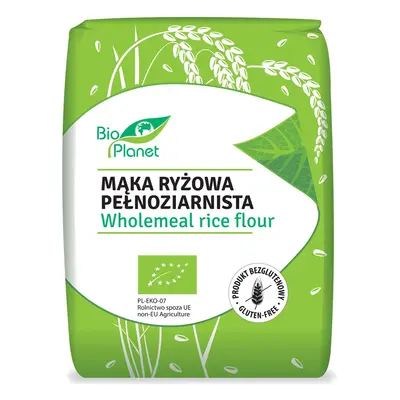 Mąka ryżowa pełnoziarnista bezglutenowa 1 kg - Bio Planet (EKO)