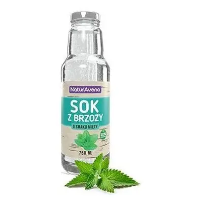 Sok z brzozy o smaku mięty 750 ml - Naturavena