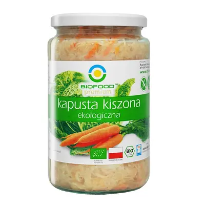 Kapusta Kiszona Z Marchewką Bezglutenowa Bio 700 G (500 G) - BIO FOOD