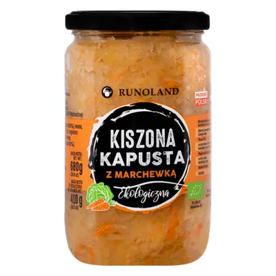 Kapusta kiszona z marchewką 680 g (410 g) - Runoland (BIO)