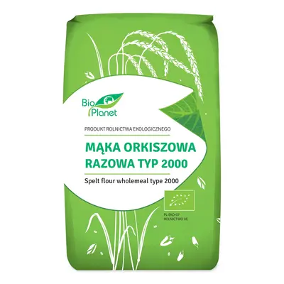 Mąka orkiszowa razowa typ 2000 500 g - Bio Planet (EKO)