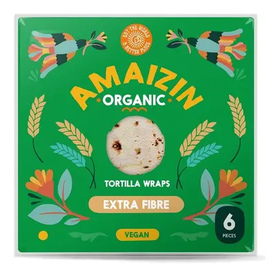 Tortilla wraps z otrębami (6 sztuk) 240 g - Amaizin (BIO)