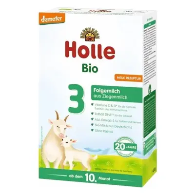 Mleko kozie 3 następne dla niemowląt od 6 msc, 400 g - Holle (EKO)