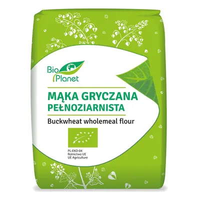 Mąka gryczana pełnoziarnista 1 kg - Bio Planet (EKO)